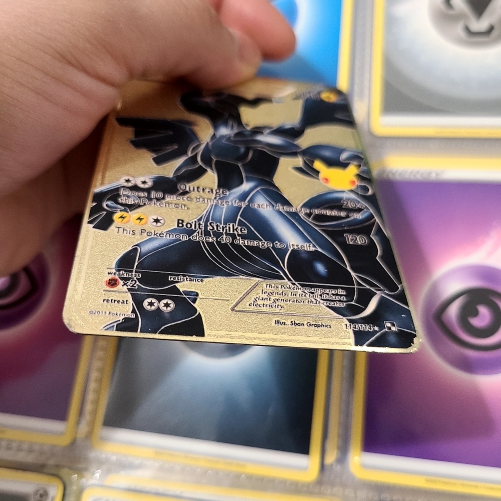 Zekrom (Metal Card) – Celebrations Ultra 114/114 - Picture 5 of 5